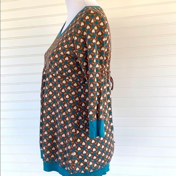 Papaya Heart print Tunic Blouse - Picture 3 of 6